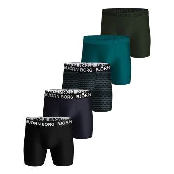 Bjorn Borg Preformance boxer 5 pack heren 10003716 MP001 Multipack 1