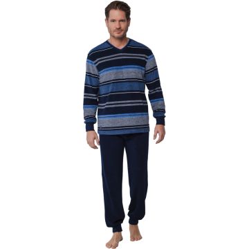 Pastunette Men badstof pyjama 23242-628-2 529 dark blue-XL