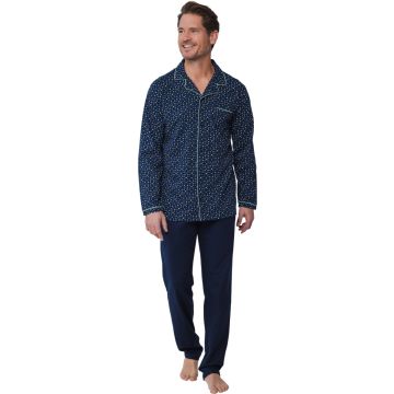 Pastunette Men doorknoop pyjama 23242-636-6 529 dark blue-XXL