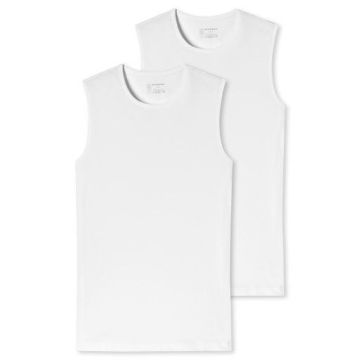 Schiesser 95/5 2 pack Tanktop Ronde hals 173980 