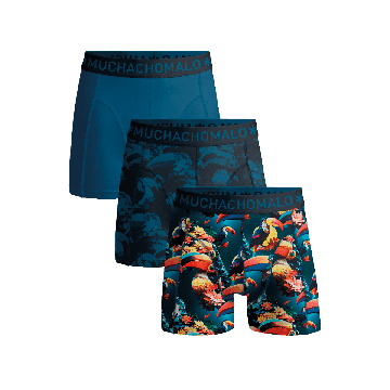 Muchachomalo 3 pack shorts U-Toucan1010-01 01 Print