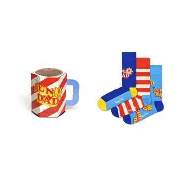 Happysocks 3 pack father day socks gift box XFOT08