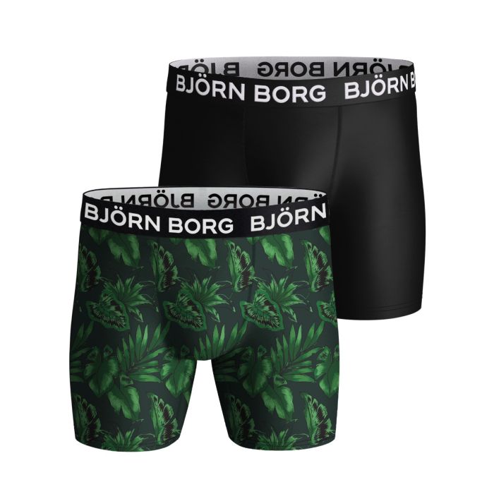 Neuken Beschuldiging Geruststellen Bjorn Borg Preformance boxer 2 pack heren 10002101 MP004